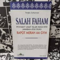 Image of Salah Faham Penyakit Umat Islam Masa Kini Jawaban Atas Buku Rapot Merah Aa Gym