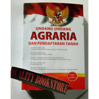 Image of Undang-Undang Agraria dan Pendaftaran Tanah