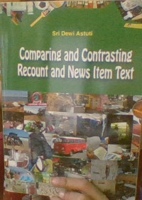 Image of comparing and contrasting recount and newa item text