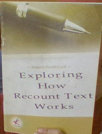 Image of Exploring how recount text works