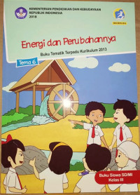 Image of Kelas III tema 6 Energi Dan Perubahanya