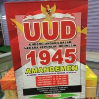 Image of UDD undang undang dasar negara republik indonesia 1945  amandemen